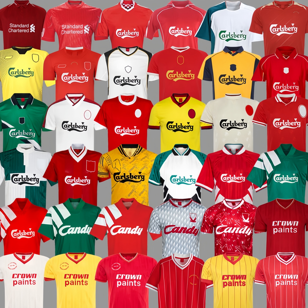 Liverpol GERRARD Class Vintage Soccer Jerseys TORRES SUAREZ OWEN BARNES Fowler McMANAMAN Dalglish 89 91 93 95 96 97 02 04 05 06 07 08 09 10 11 14 15 Retro Football Shirt