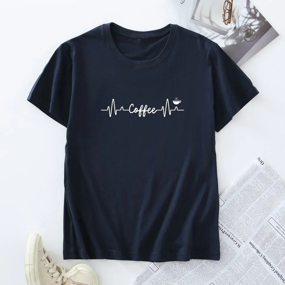 Plus Size Women Tees Summer Woman T Shirts Short Sleeve T-shirt 100% Cotton Womens Tops Clothing Female Tshirt 250320
