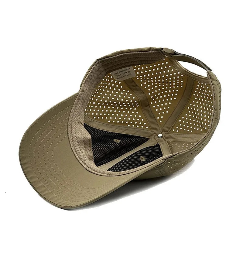 Big Size Quick Drying Baseball Caps Mens Outdoors Sport Dad Hat Summer Oversize Light Mesh Breathable Trucker Cap 65cm 250320