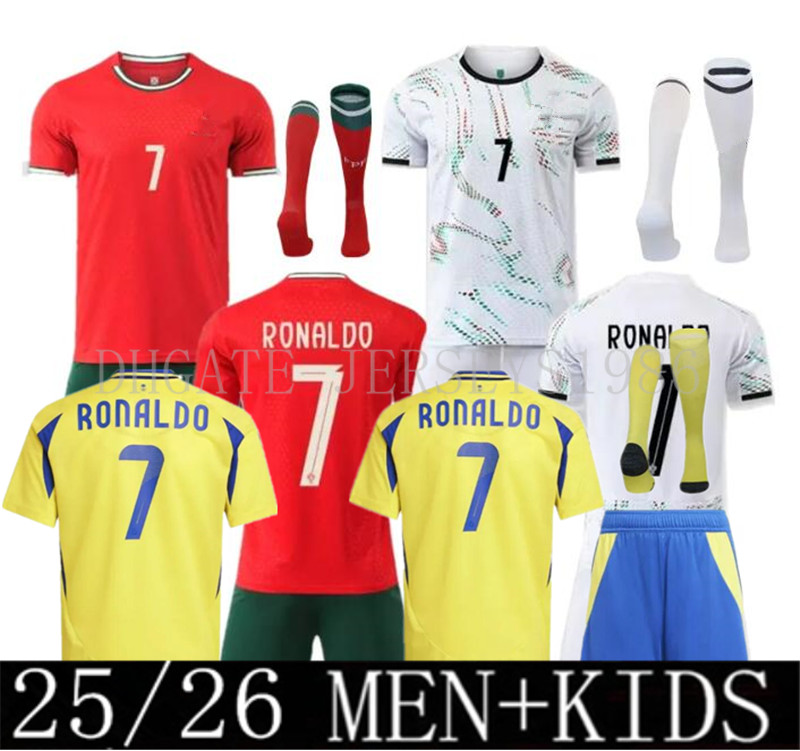 kids football kits Ronaldo soccer Jerseys 24 25 26 CR7 Gonzalo Martinez Talisca Ghislain Konan Vincent Aboubakar men Football shirt 888