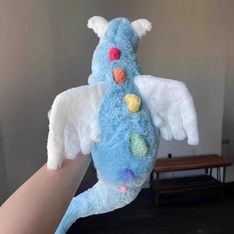 60cm cartoon hot flying dragon plush toy with wings rainbow dragon plush toy pillow room decoration gift for boys and girls X250322