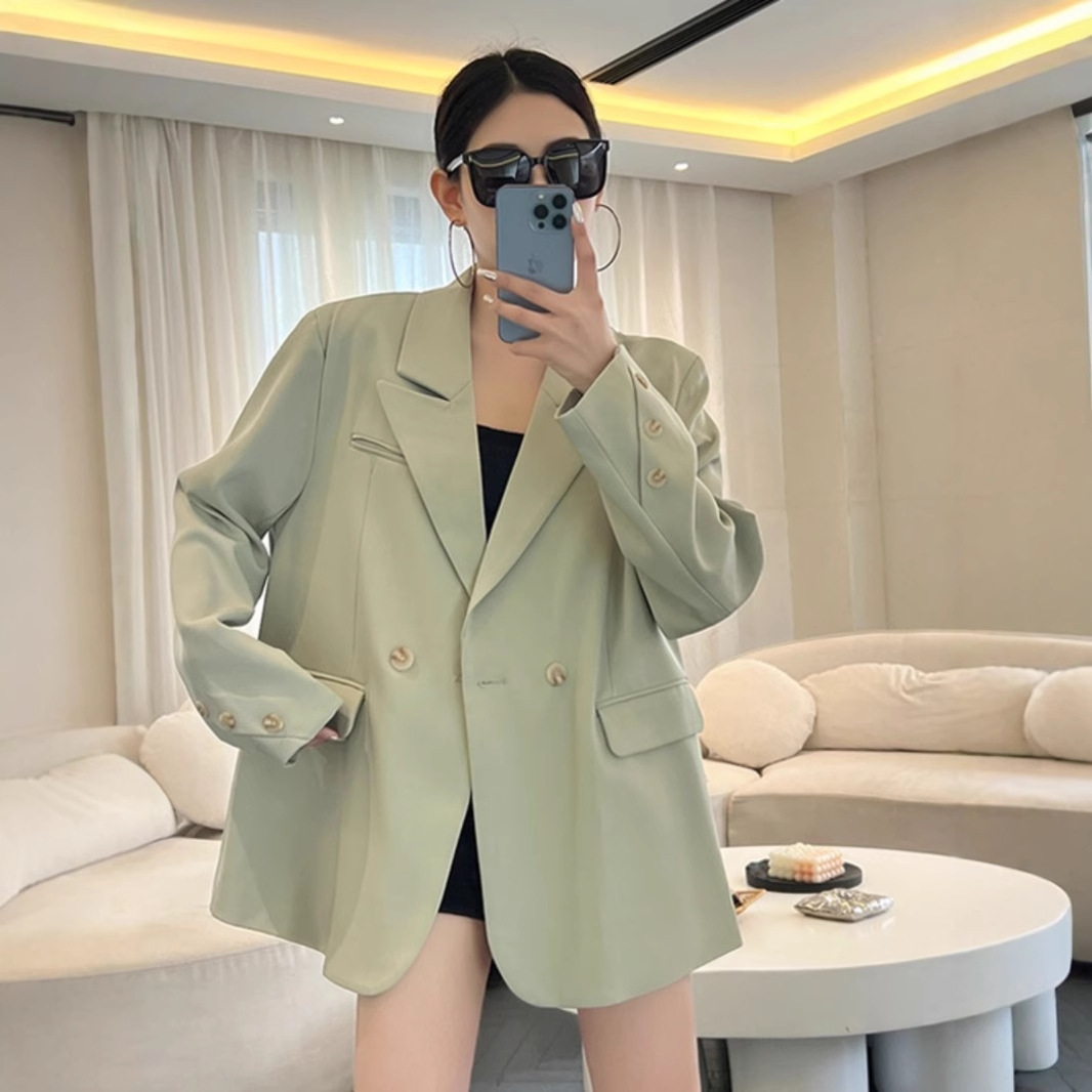 X320Elevate Your Wardrobe This Year: Comfortable Korean Style Casual Suits for Spring & Fall Ensembles