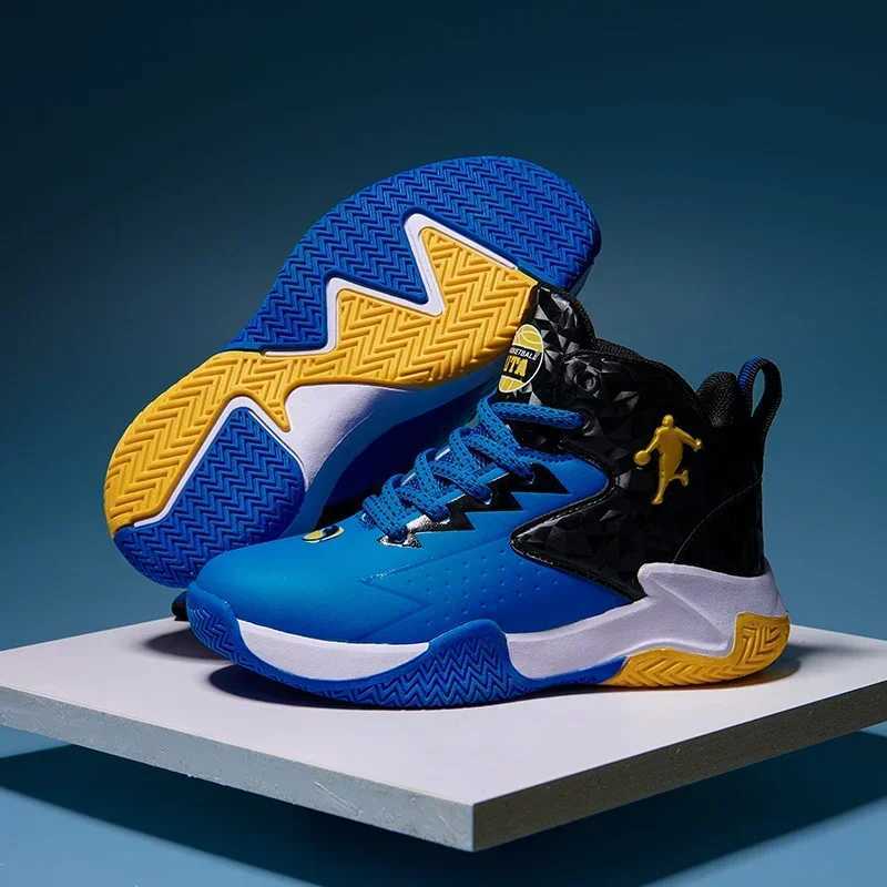 Kid Basketball Shoes High Quality Boys Basketball Shoes Kids Sneakers Soft So Tennis Kid Sport Shoes Outdoor Non-Slip Trainer W250322