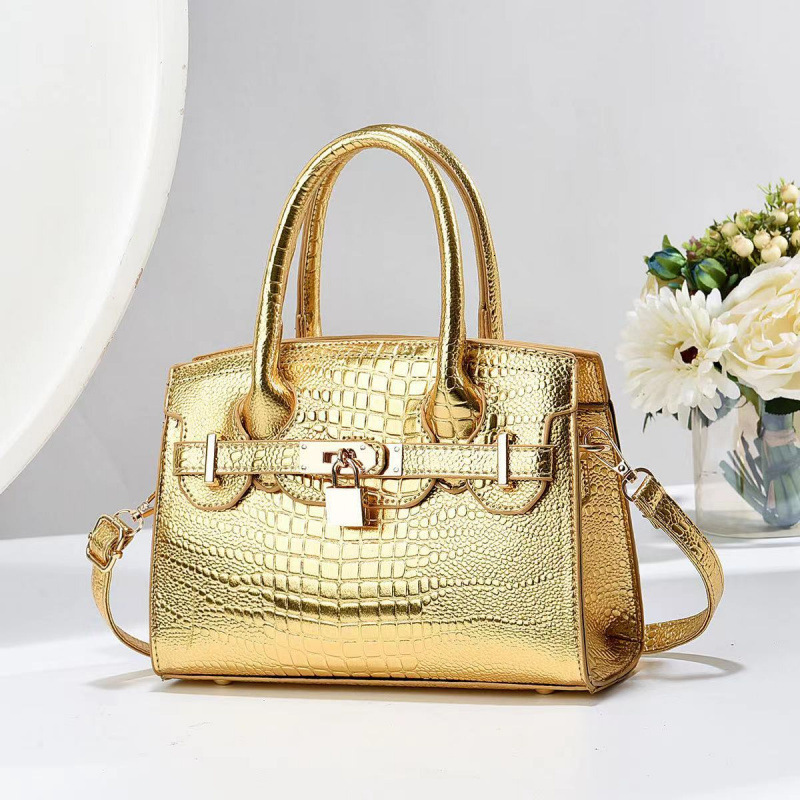 2025 New Large Capacity Handbag Fashionable and Simple Single Cross Shoulder Mom's Bag for Middle aged Women