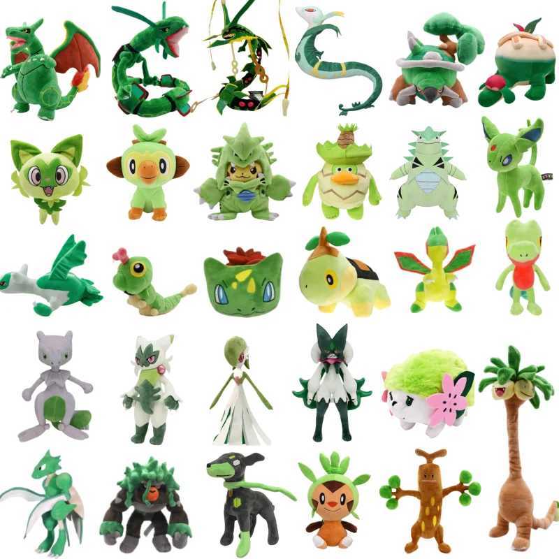 Pocket Monsters Plush Toy Zygarde Eevee Rayquaza Charizard Mewtwo Sprigatito Sudowoodo Latios Rillaboom Cute Soft Doll Peluche Gift X250322