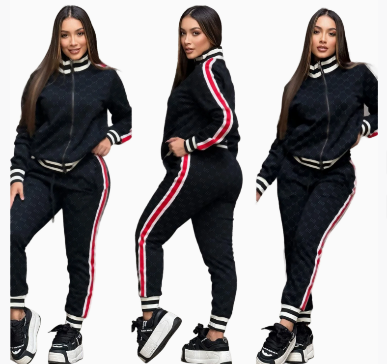 NEW Women's Tracksuits 2 Piece Set Casual fashion Luxury Brand Suit designer Tracksuit Casual sports set 5050