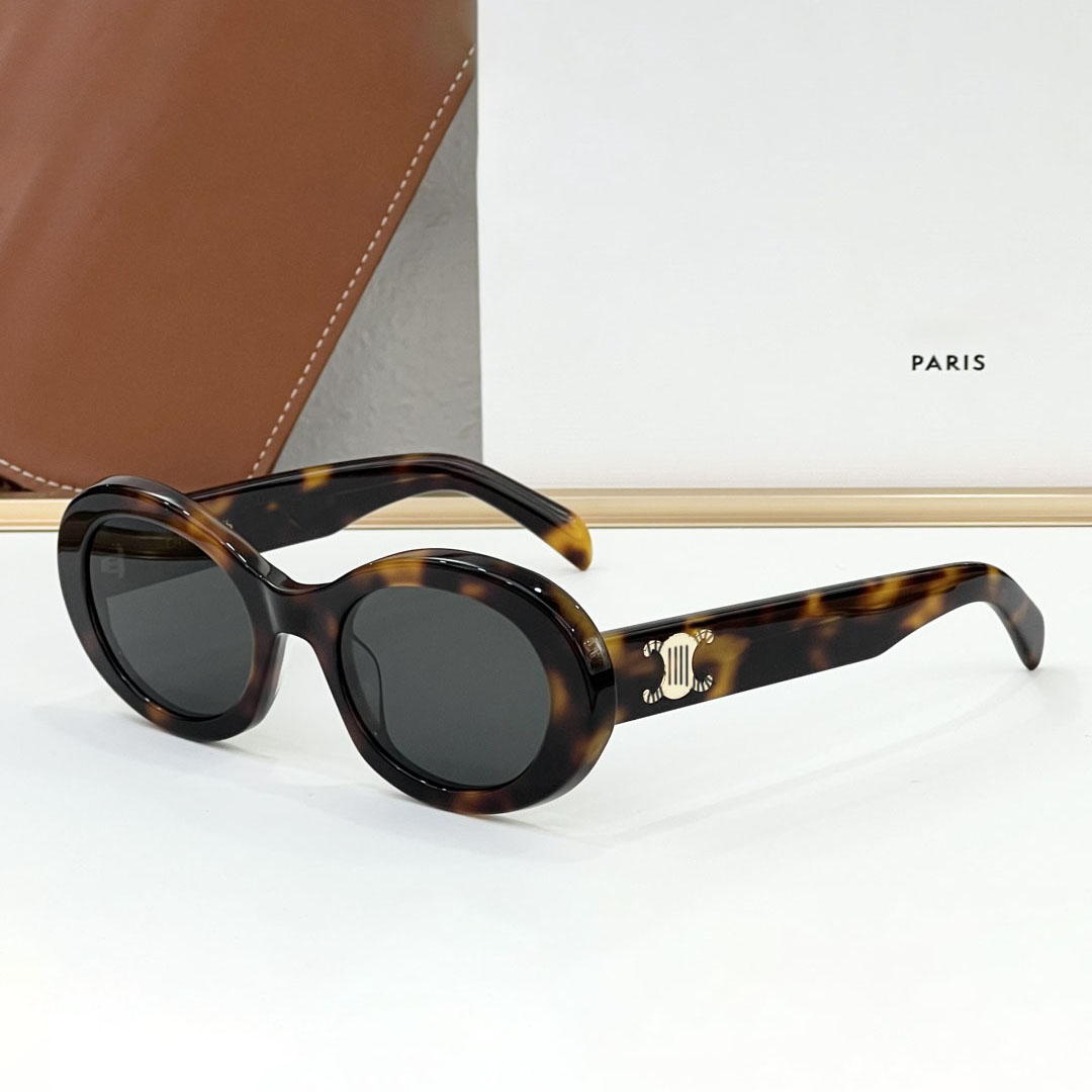 y2k sunglasses high quality cl40194U black sunglasses women's Arc de Triomphes CL40235 Oval glasses with box