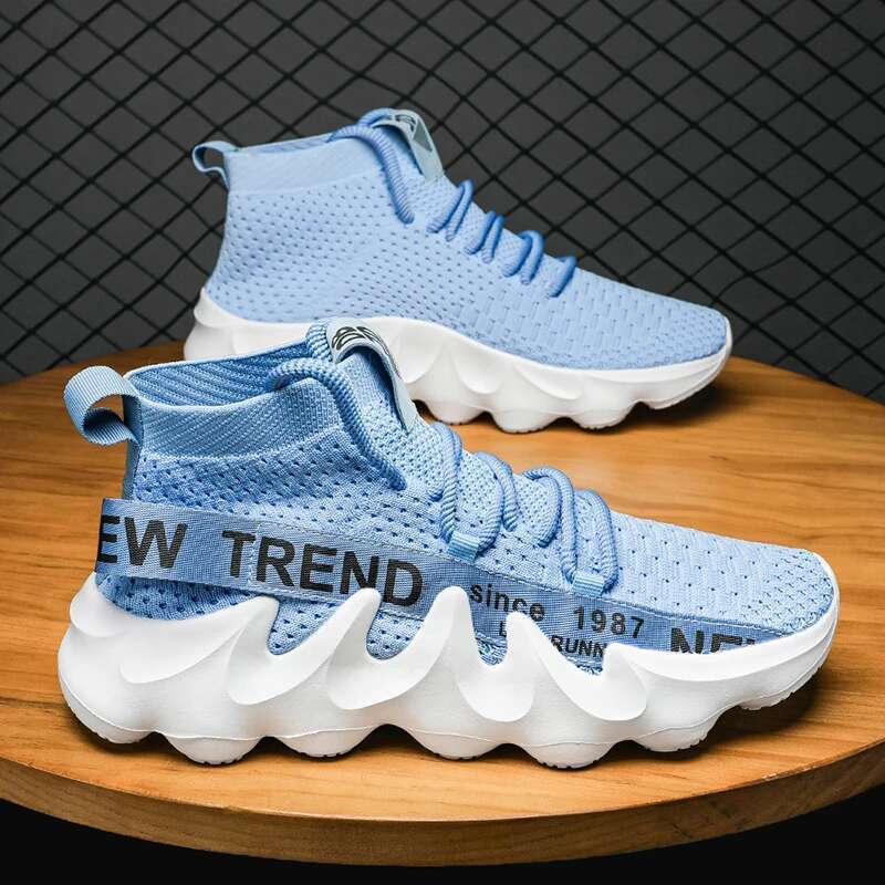 Summer Men sneakers fashion breathable platform running men mesh sport light unisex women casual vulcanize shoes man
