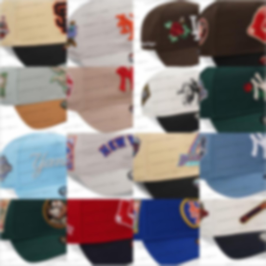 2025 All Fan's Baseball A-Frame Adjustable Hat Men's One Size Vintage Flat Sport Snapback Caps Adult curved brim hats Rose Floral golf trucker cap Chapeau bone Ma22-07