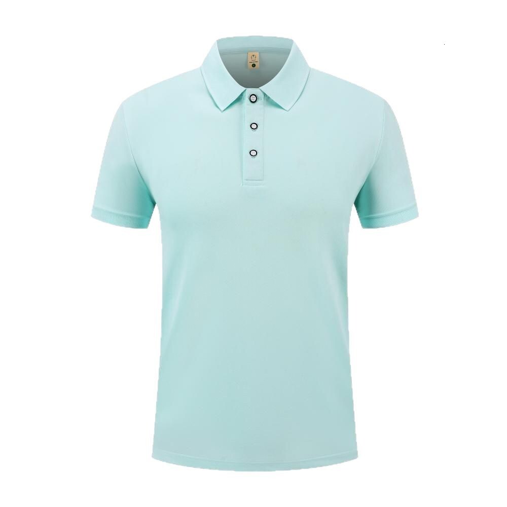 Spring and summer ice silk polo men's high-end short sleeved business slim fit lapel casual cultural shirt