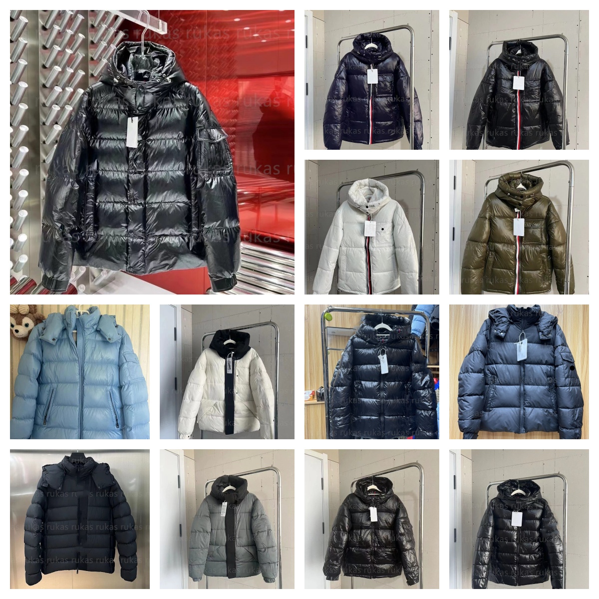 Mens Jackets Winter Man Jackets Warm Fashion Designer Jackets Down Parkas Light Windbreaker Hooded White Duck Puffer Outerwear Classical Jackets Asian Size M-5XL