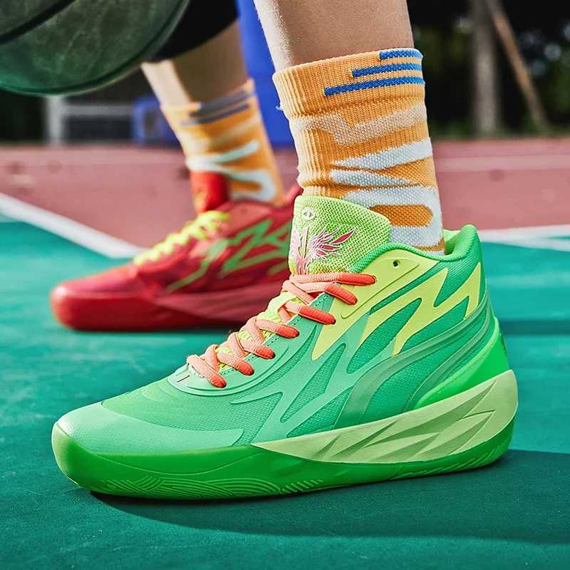 High quality Lamelo Ball 2nd generation basketball shoes truly combat anti slip new mens and womens sports shoes W250322