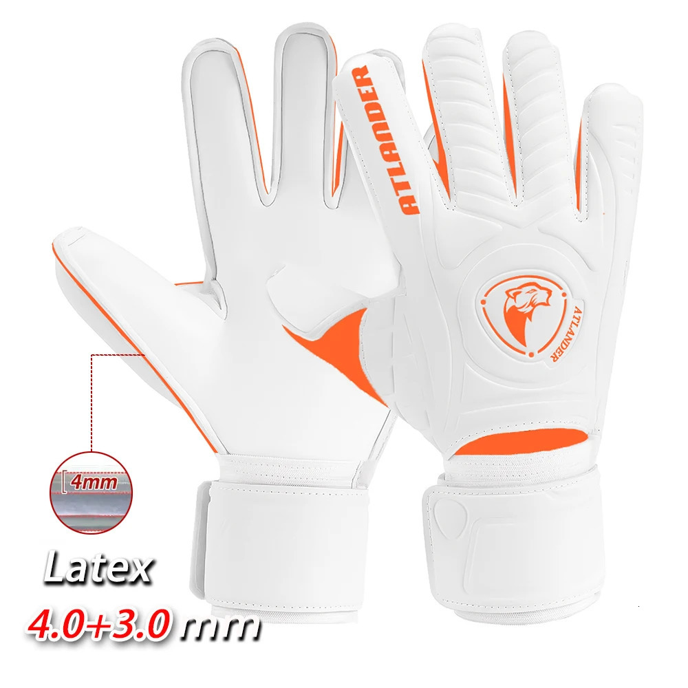 Kids Adult Fingersave Goalkeeper Gloves Football Wrist Strap Latex Finger Save Guard Protection Soccer Strong Grip Goalie Glove 250321