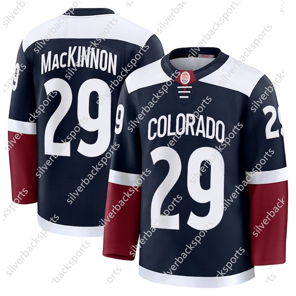 29 Nathan MacKinnon colorados hockey jersey Cale Makar Mikko Rantanen Gabriel Landeskog Alexandars Georgiev Josh Manson Devon Toews jerseys