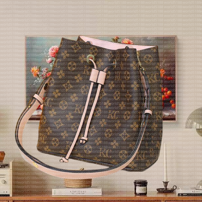 10A Designer bag Women NEONOE Bucket bags Luxury Shoulder bags Handbag Purse Crossbody Bag Handbags Tote bag high quality hot Drawstring Dhgate bag 2025 totes