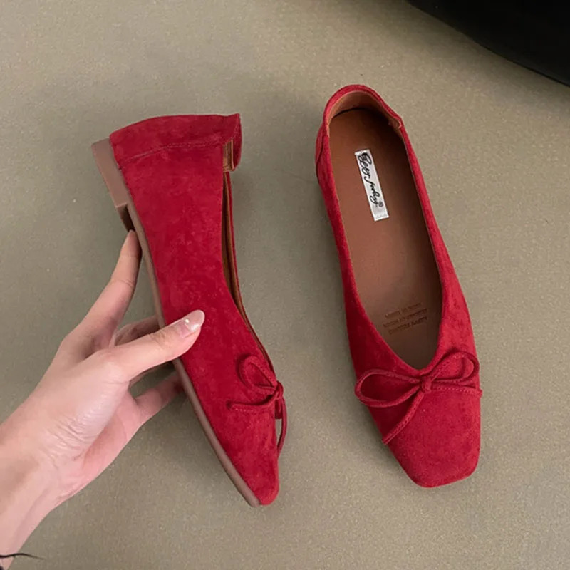 Shallow Women Flats Boat Shoes Soft Fashion Butterfly-Knot Female Slip On Footwear Ladies Flats With Shoes Slides 250322