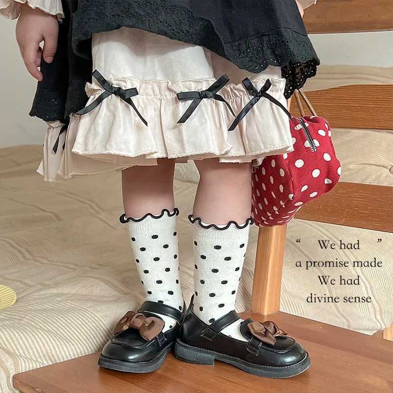 Flower Socks Girls Fancy Lace Princess Socks Spring Calf Length 1-12Y Girls Socks Children Cotton Socks X2503221