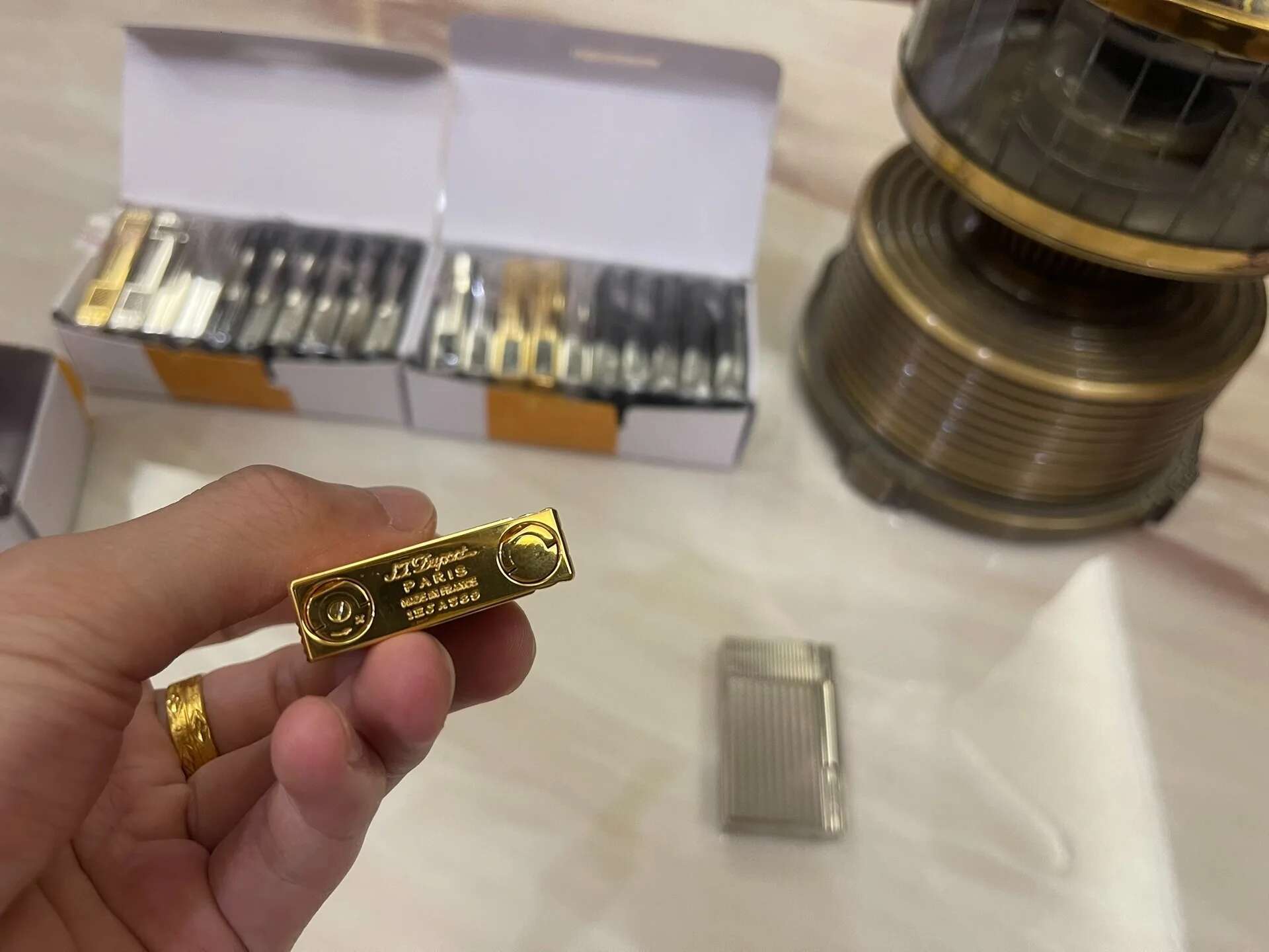 S.T. Dupont Gatsby Style, Crisp Sound Lighter, Top Quality, Gift For Men