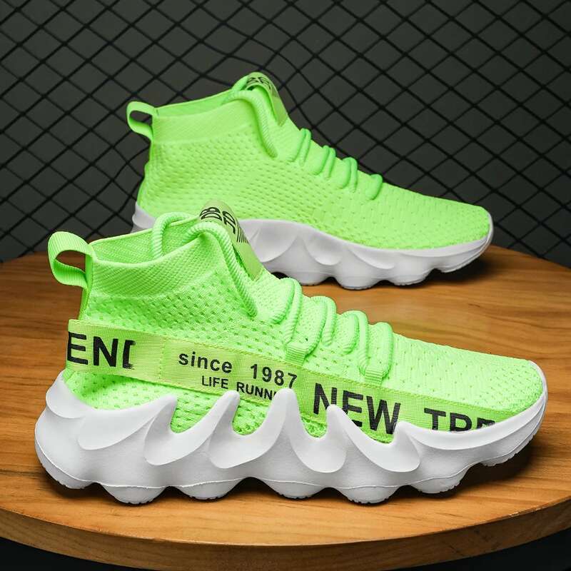 Summer Men sneakers fashion breathable platform running men mesh sport light unisex women casual vulcanize shoes man