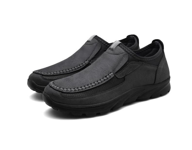 Spring and autumn foot cover youth large 45 men's casual leather shoes 46 large size 47 fashionable shoes widen and fatten 48 middle-aged