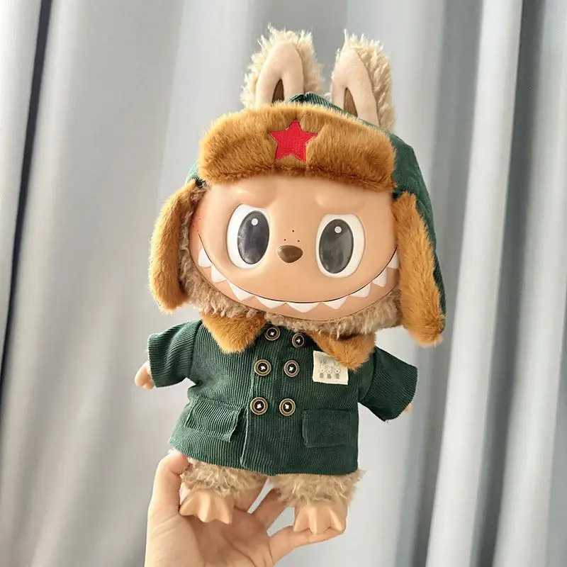 Suitable for 38cm Labubu plush doll clothing set MOKOKO coat rabbit ear strap skiing set accessories cute decoration Z250322