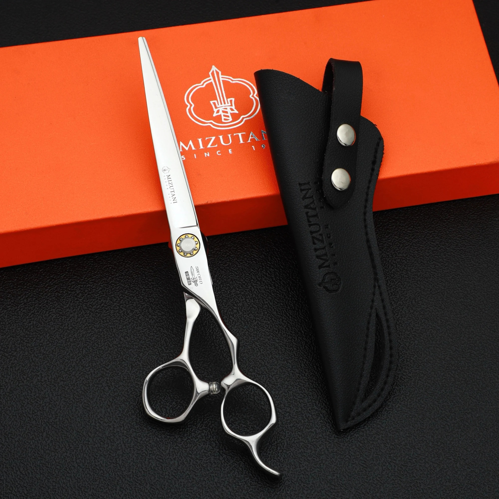 barber sissors Professional hairdressing sissors set of 7inches VG10 steel barbershop hair tools 250312