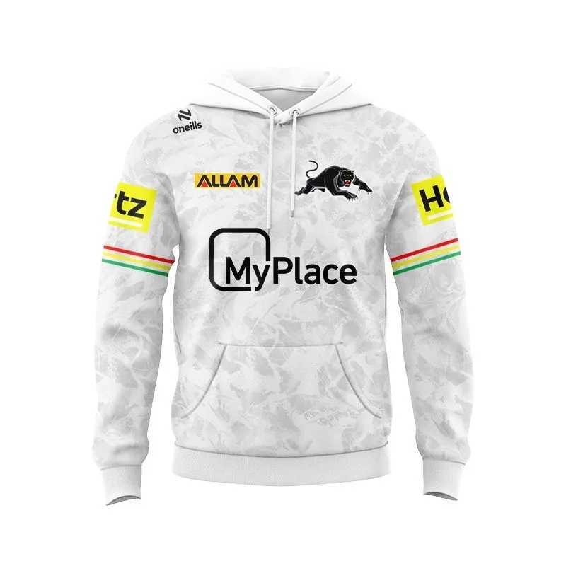 2024 New NRL Australian Navy Panther Adult DrAW Series Mens and Womens Printed Hooded Clothing XJ250322
