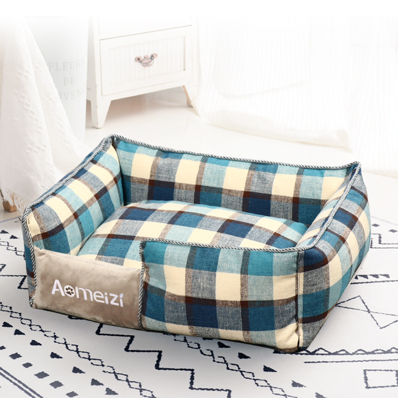Square Comfortable Removable Washable Nest Universal for All Seasons Dog Keeping Warm Breathable Cat Bed Pet Supplies - view 8