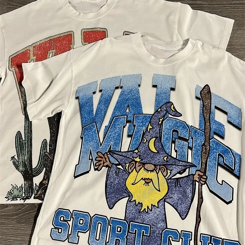 Harajuku vintage vale big graphic t shirts oversized y2k top american gothic all cotton short sleeve t shirt men clothing 250321