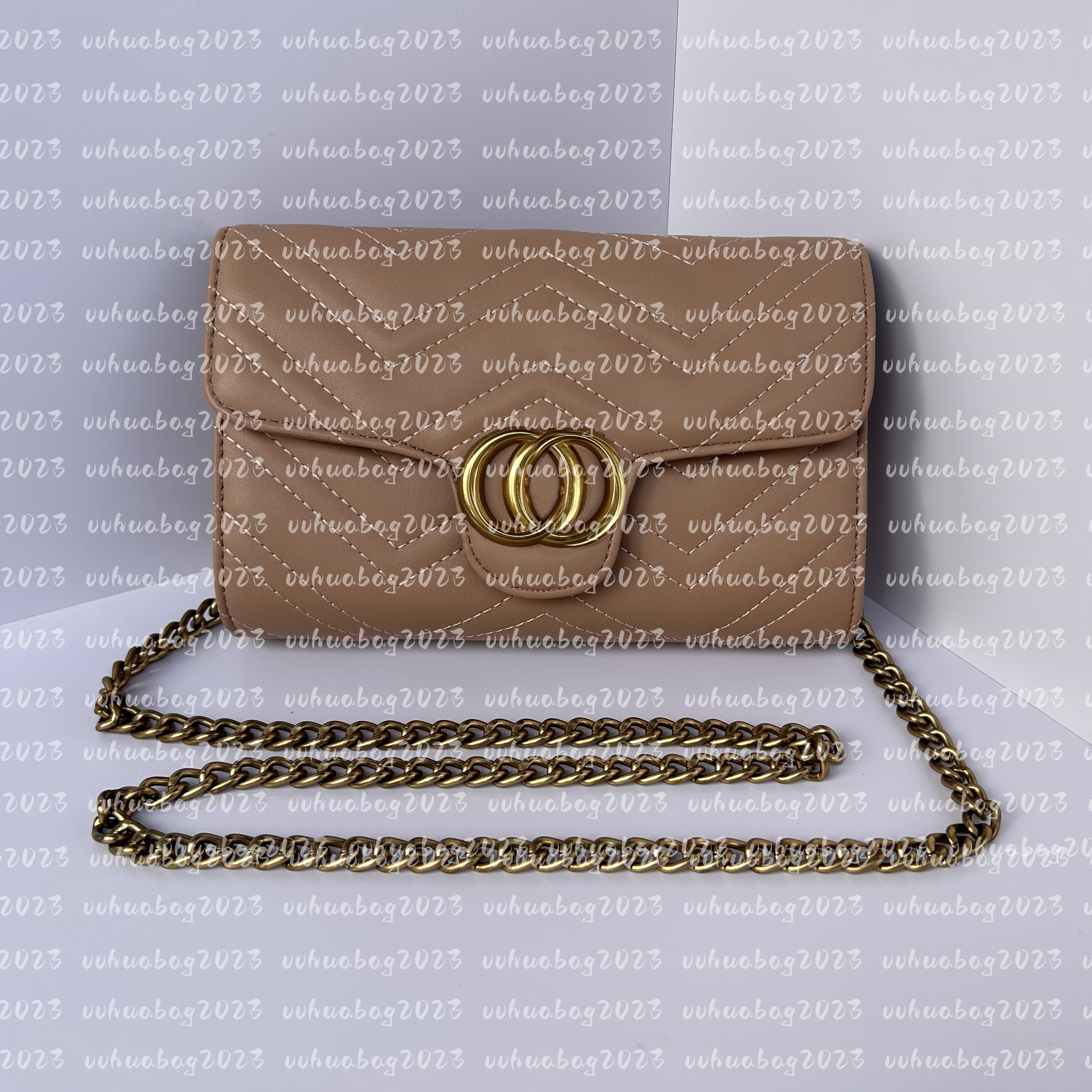 5A Top qualitys Women Chain Shoulder Crossbody Bags Lady Purse Messenger Bag Designer Handbags Wallets backpack female purse 22cm