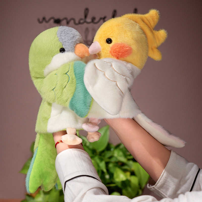 Adorable Simulation Parrot Fluffy Puppets: Perfect Educational Gift & Engaging Entertainment Tool