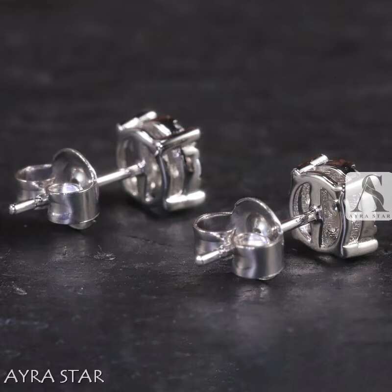 Ready Ship Lab Grown Dia Stud Earrings 0.25CT to 3CT FROM India in S Sterg Sier GOLD Quick Delivery