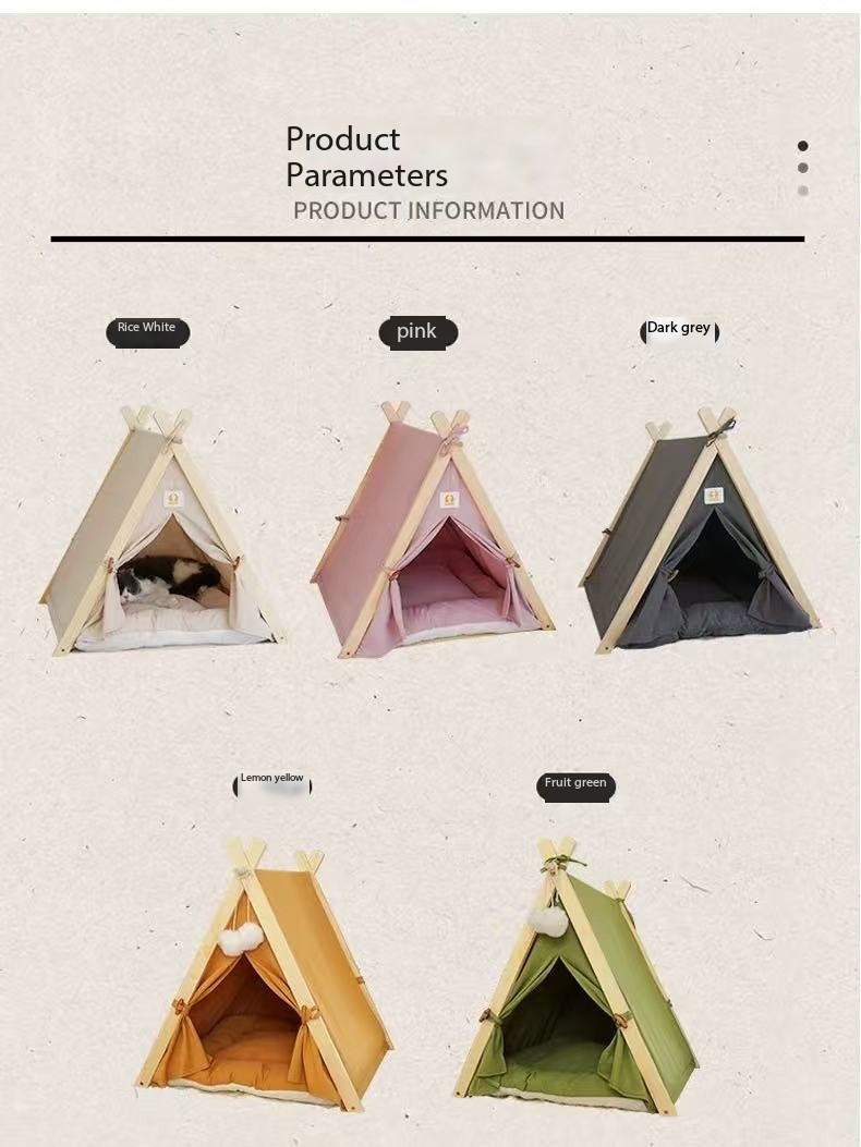 Summer and Winter Universal Pet Tent Ideal for Cats and Dogs Comfort