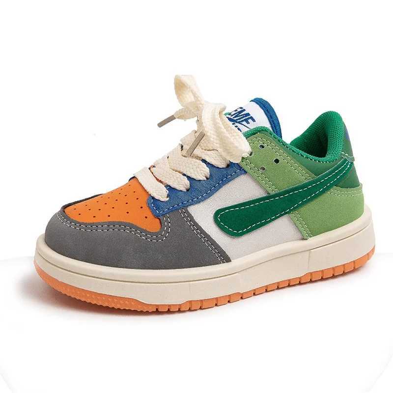 New Childrens Casual Shoes Four Seasons Childrens Single Sports Shoes Wenhua Duck Basketball Sports Shoes Boys and Girls Sports Shoes Board ShoesT2503