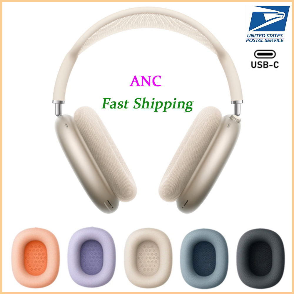 For 2024 APPLE Pro Max 2nd ANC Metal Headband Headphone Accessories Transparent TPU Solid Silicone Protective case AirPodMaxs Headphones Case