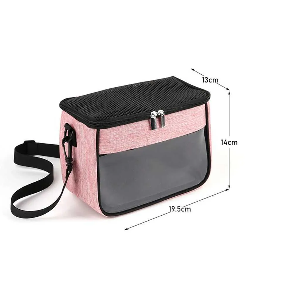 Small pet out bag Portable windproof single shoulder out bag Crossbody pet bag Hamster cage in stock