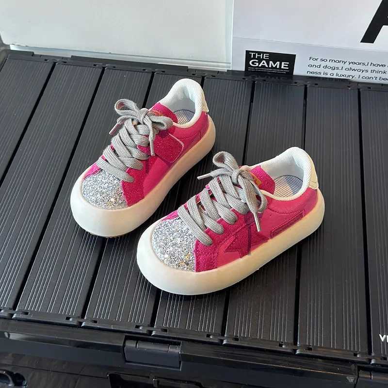 Childrens casual shoes 2024 spring/summer new lightweight breathable sports shoes Trendy Starry low board shoesT250322