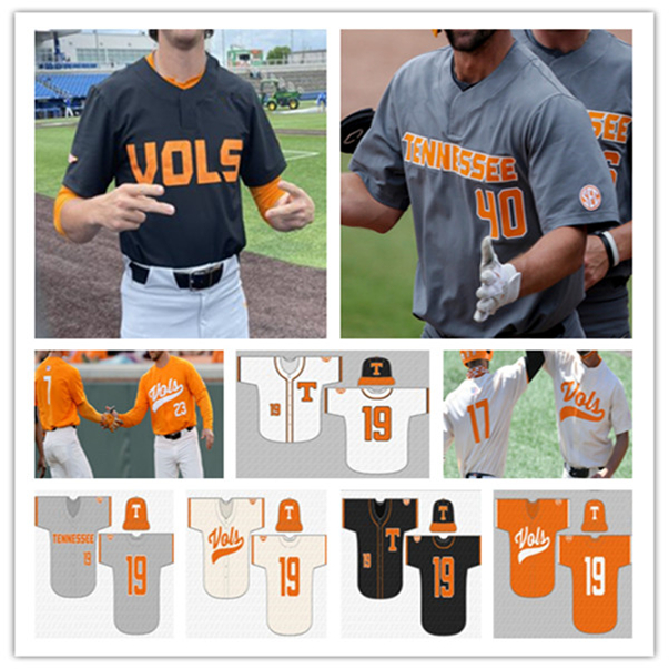 Custom Volunteers Vols College Baseball Jersey Gavin Kilen Dean Curley Levi Clark Hunter Ensley Manny Marin Jay Abernathy Marcus Phillips Liam Doyle Reese Chapman