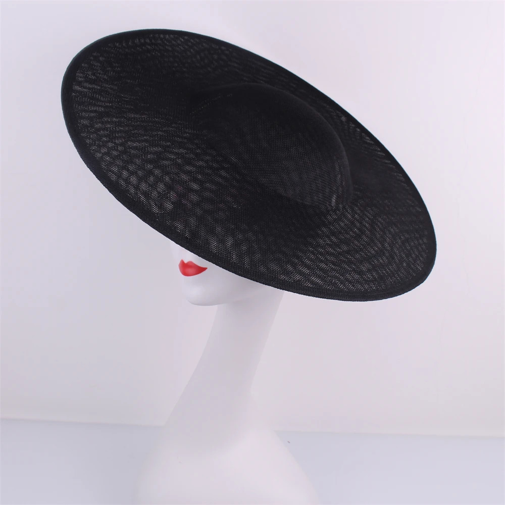 40CM Charming Base Millinery Supplies DIY Hair Accessories Hat for Wedding Womens Kenducky Church Headwear Big Pillow Hat 250320