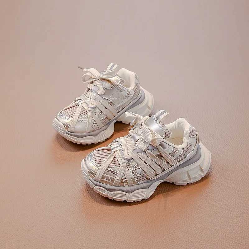Childrens Sneakers Chunky 2024 New Girls Basketball Shoes Fashion Versatile Kids Maternal Boys Sports Shoes for School Breathable X250322