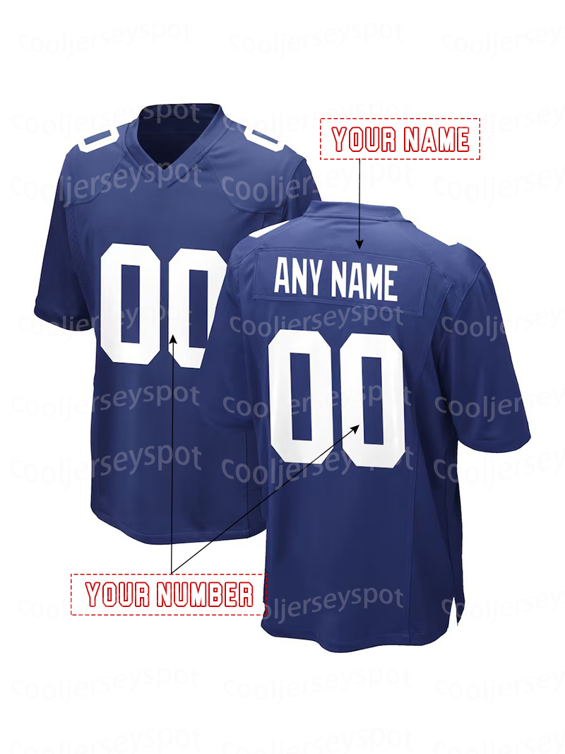 Personalized Custom 5 Tee Higgins Football Jersey Malik Nabers DeVito Lawrence II Boyle Waller Embroidered Letter Number Design Any name any number Wo