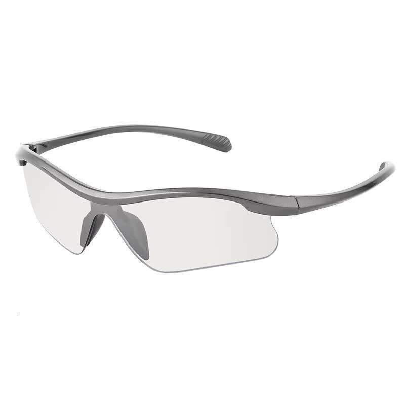 Unisex UV400 Outdoor Sports Integrated Windproof Riding Sunglasses with Luxury Red Computer Frame Polarization
