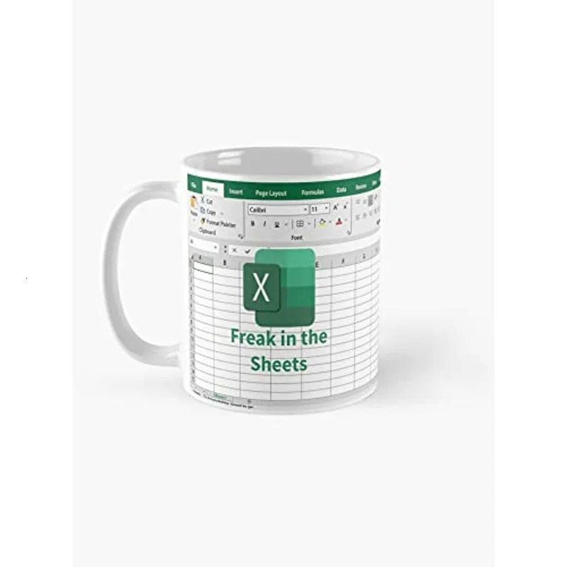 Tumbler Freak In The Sheets Excel Spreadsheet Mug Funny Gifts for Women Men Accountant Mug Birthday Cup 11 Oz 250321