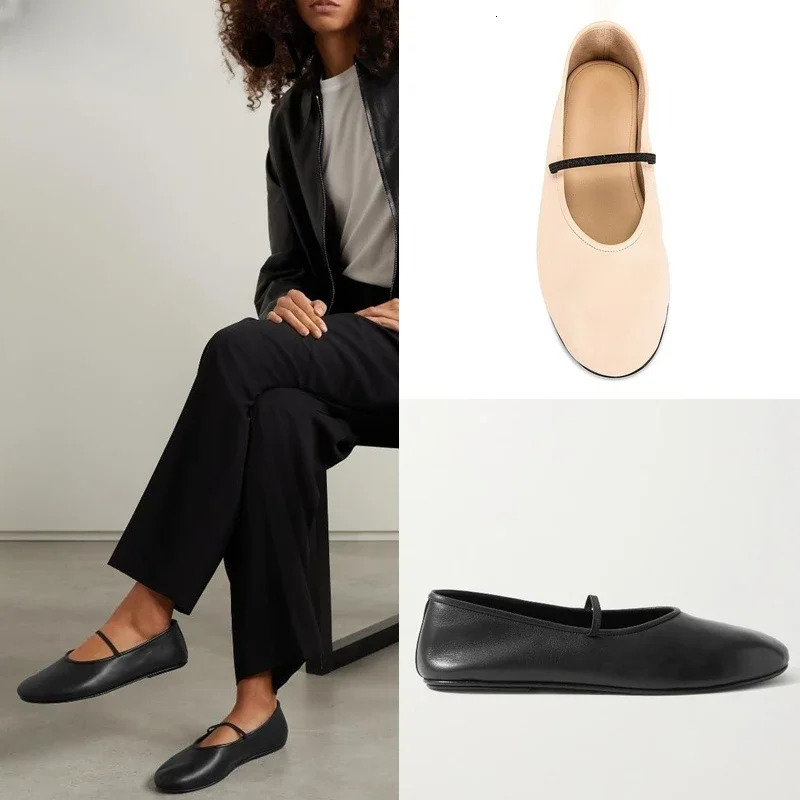 Women's New Red Ballet Flats: Comfortable Slip-On Ladies Ballerina Shoes - Soft Hot Sole, Casual Outdoor Fashion