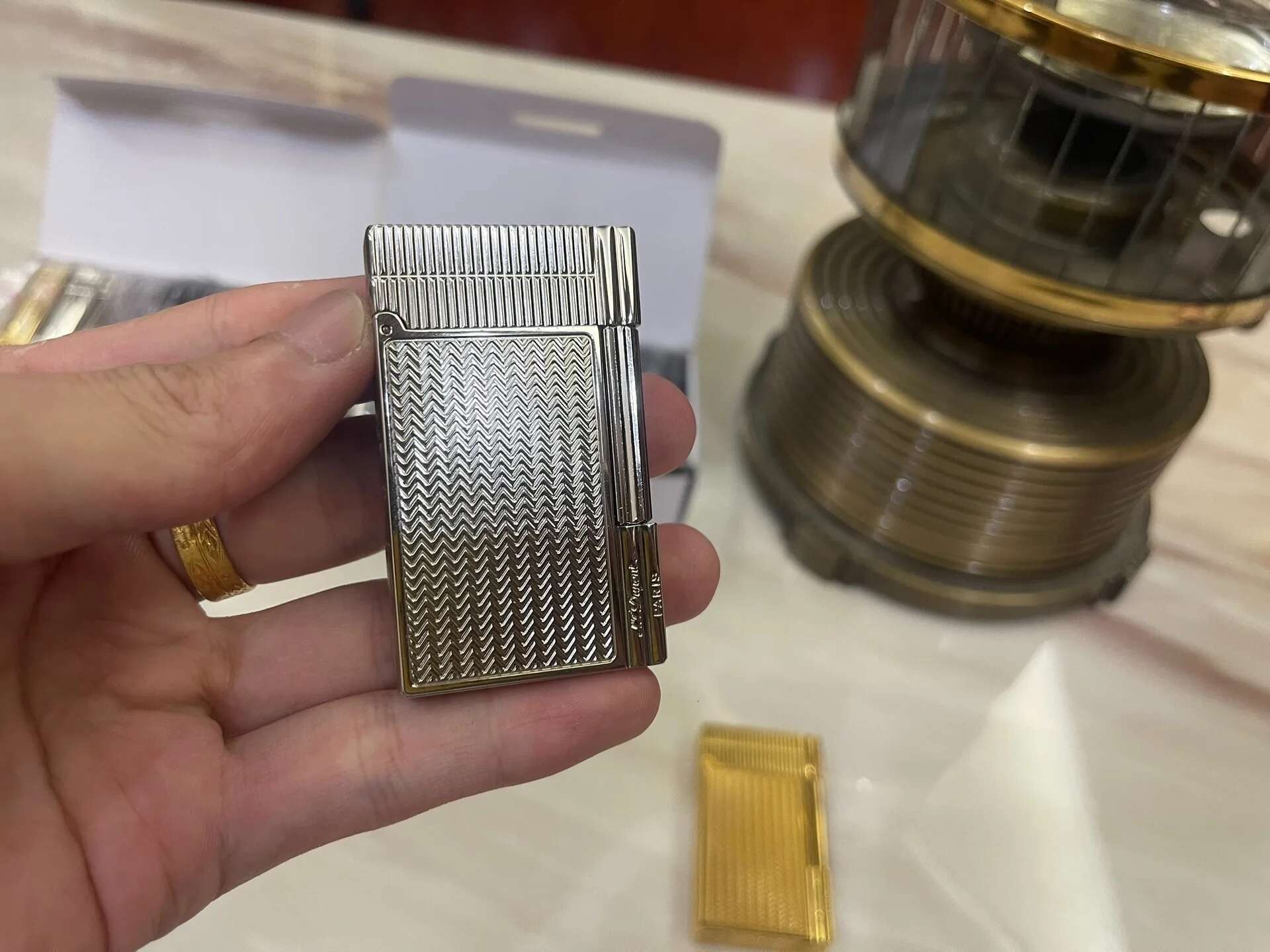 S.T. Dupont Gatsby Style, Crisp Sound Lighter, Top Quality, Gift For Men