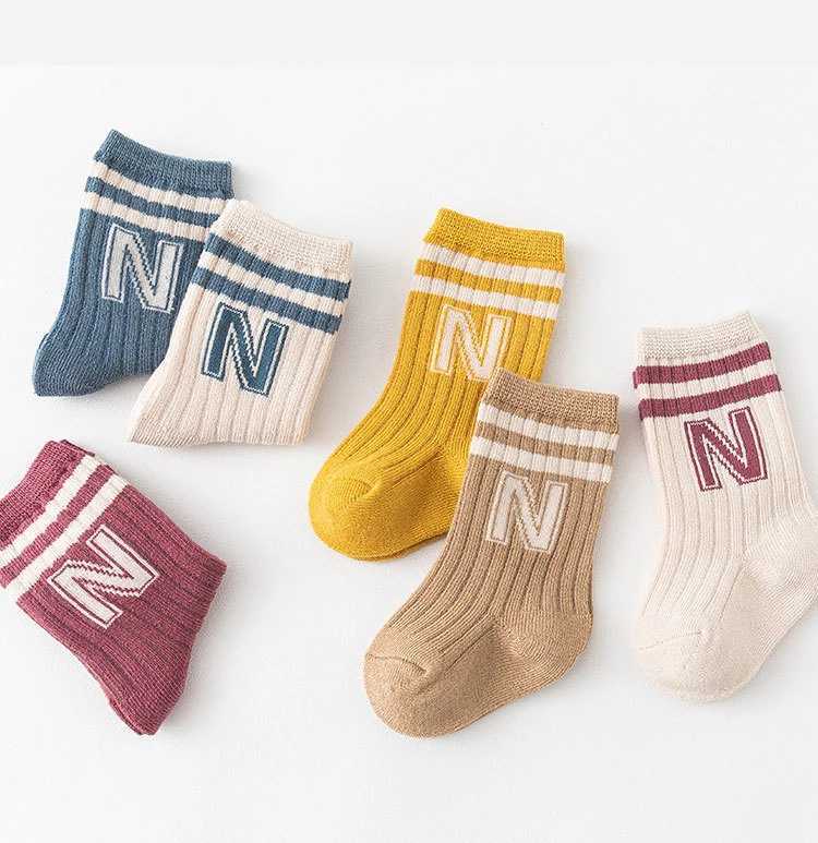 Baby products for boys and girls newborn soft and long socks for children fashionable and casual socks for children cotton accessories for young child