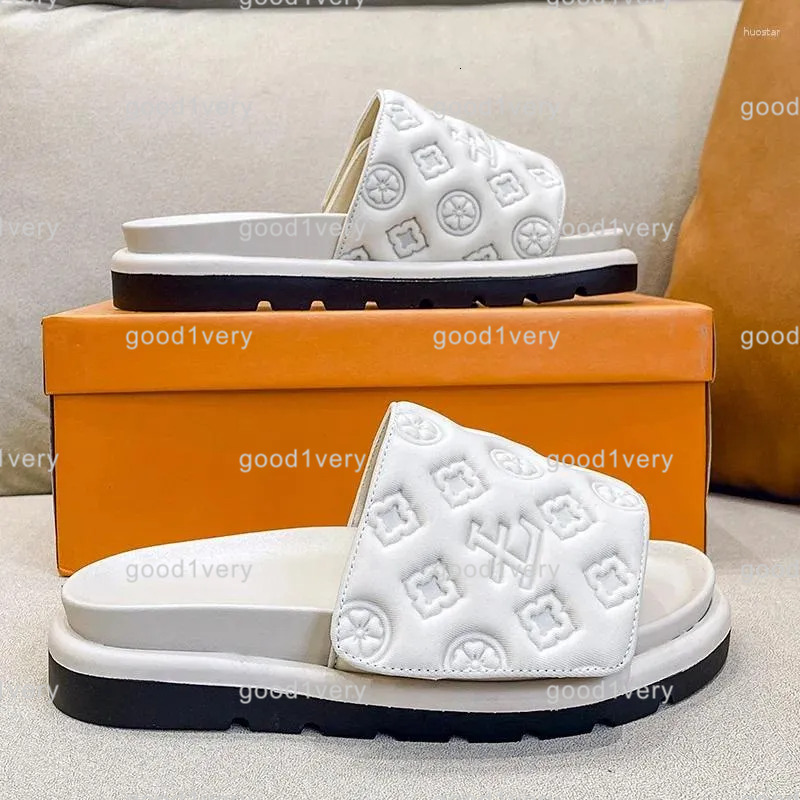 Sandals 2025 Women's Summer Style Designer Thick Sole Non-Slip Home Casual Flip p atos De Mujer