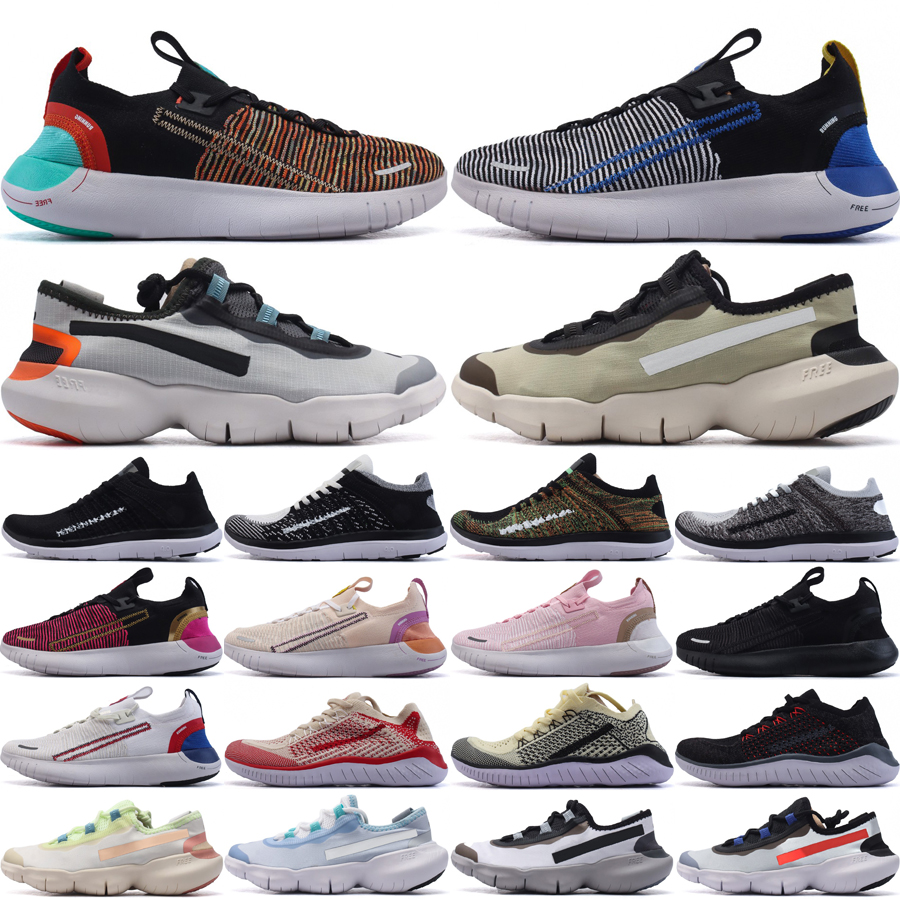 Top Men Women Running Shoes Free Run 4.0 Designer Trainers 5.0 2018FK 2020s Black Racer Blue Olive Aura Black Fireberry Outdoor Sneakers Size 36-45
