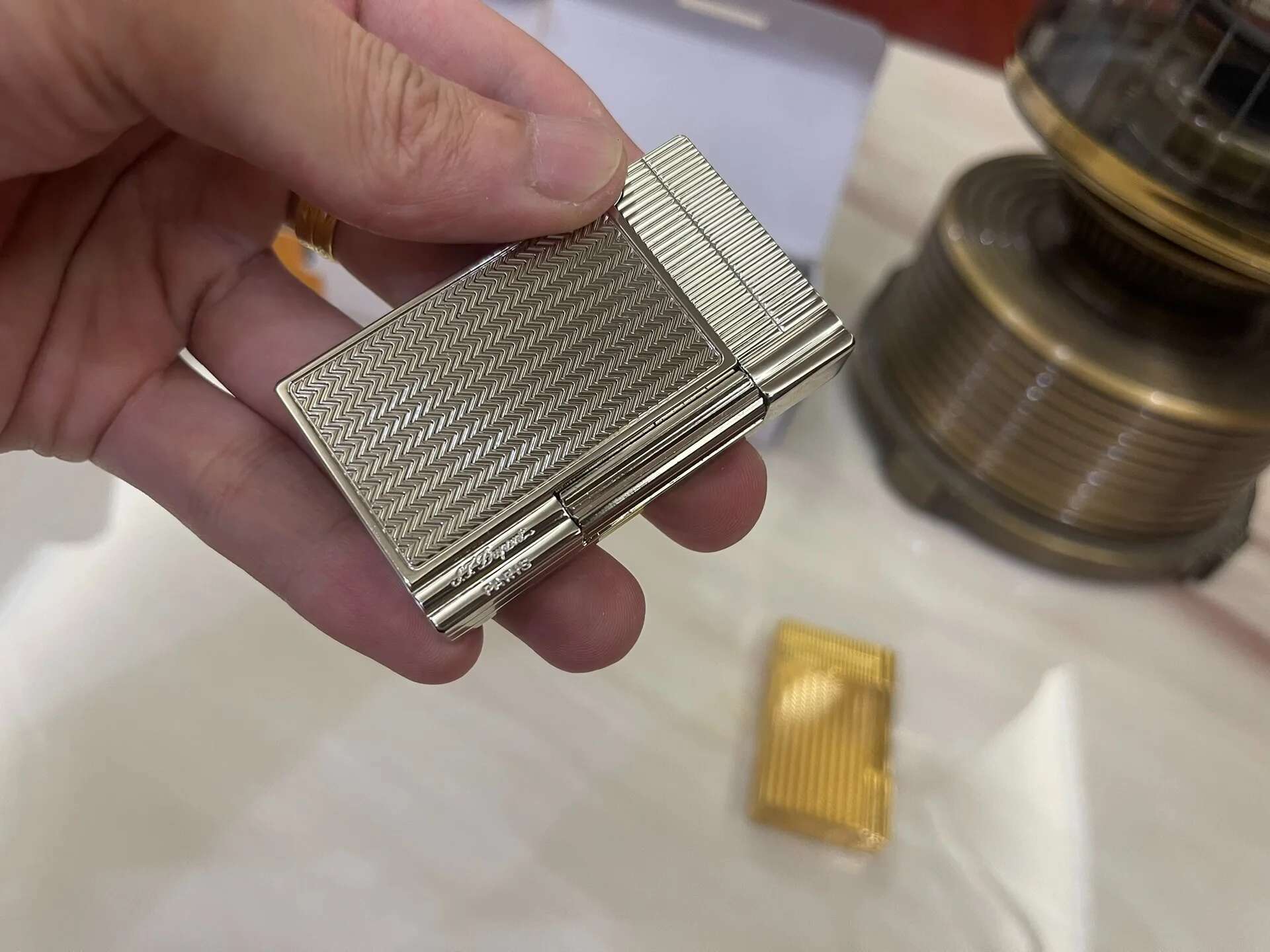 S.T. Dupont Gatsby Style, Crisp Sound Lighter, Top Quality, Gift For Men