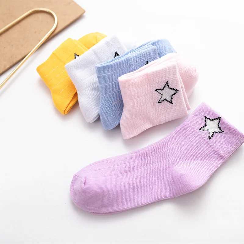 5 pairs of childrens socks per batch autumn and winter childrens cotton cartoon baby girl boy fashionable socks 1 2 3 4 5 6 7 8 9 years old X2503221